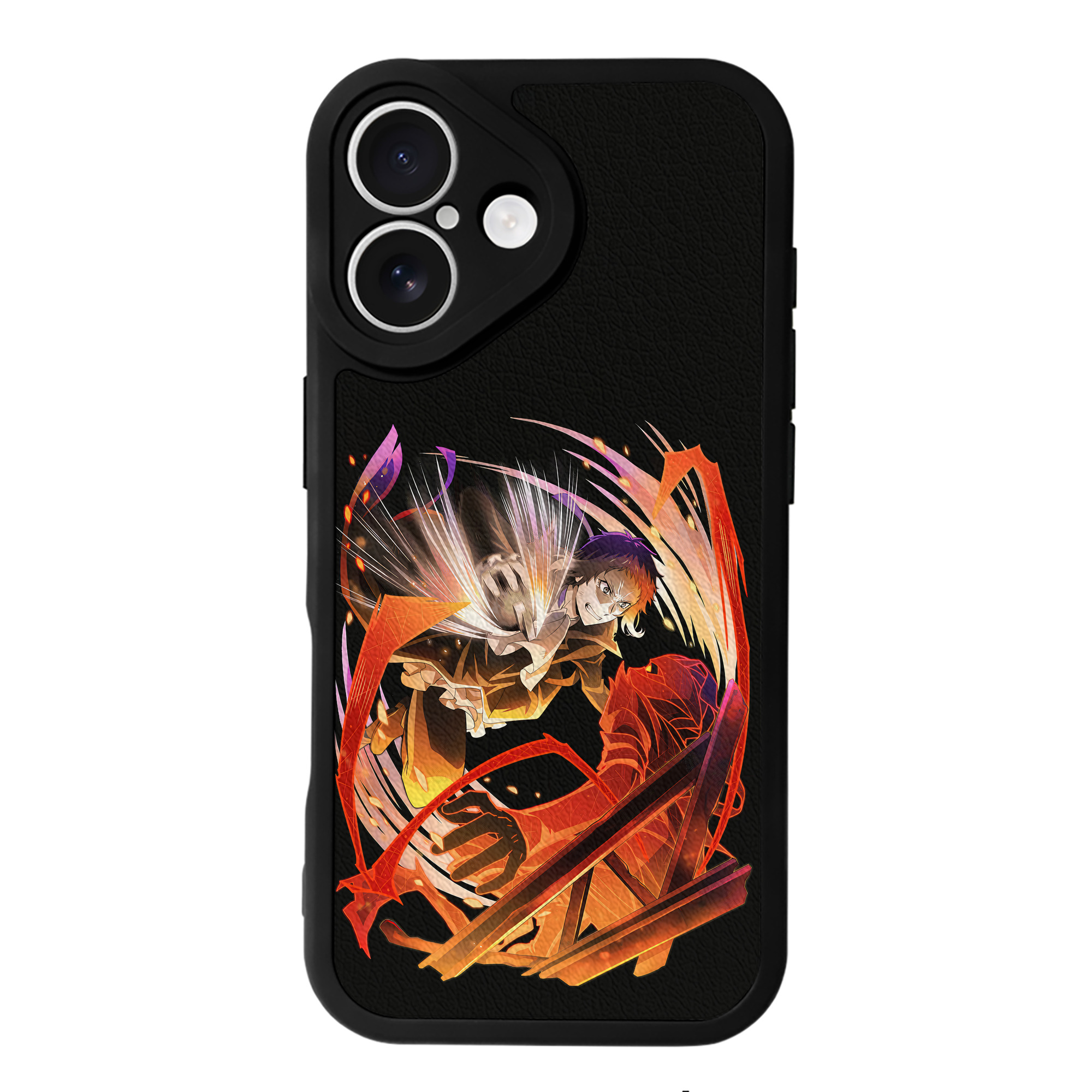 （画像用） 文豪ストレイドッグス Bungo Stray Dogs 【iPhone 16シリーズ対応】シリコンスマホケース（レザー調） 材質：シリコン